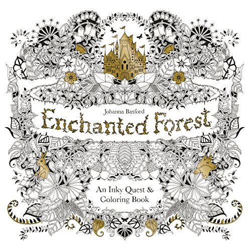 Enchanted Forest An Inky Quest & Colouring Book