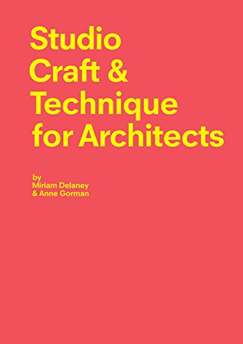 Stock image for Studio Craft Techniques for Architects for sale by Bookoutlet1