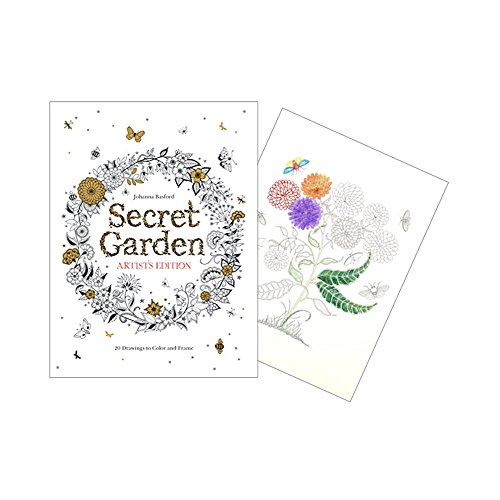 9781780677316: Secret Garden Artist's Edition: 20 Drawings to Color and Frame