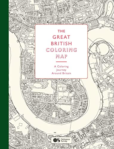 Imagen de archivo de The Great British Colouring Map: A Colouring Journey around Britain a la venta por WorldofBooks
