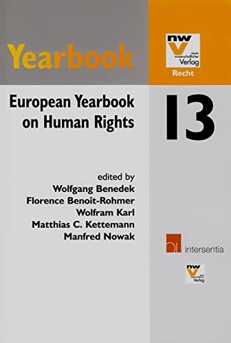 9781780681788: European Yearbook on Human Rights 13