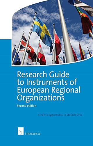 Stock image for Research Guide to Instruments of European Regional Organizations for sale by Revaluation Books