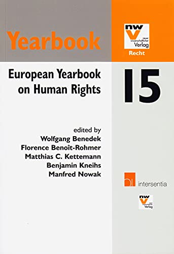 9781780683379: European Yearbook on Human Rights 15