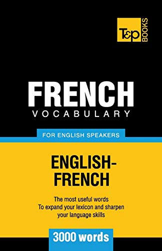 9781780710099: French Vocabulary for English Speakers - 3000 words: 111 (American English Collection)