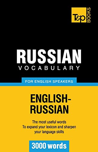 9781780712802: Russian Vocabulary for English Speakers - 3000 words (American English Collection)
