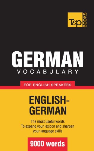 9781780713045: German vocabulary for English speakers - 9000 words