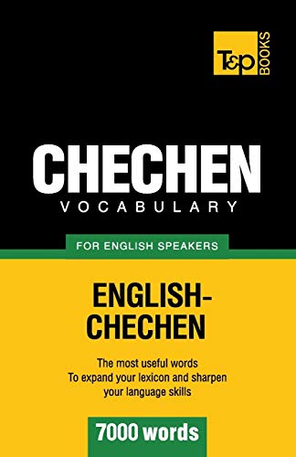 Beispielbild fr Chechen vocabulary for English speakers - 7000 words zum Verkauf von Chiron Media