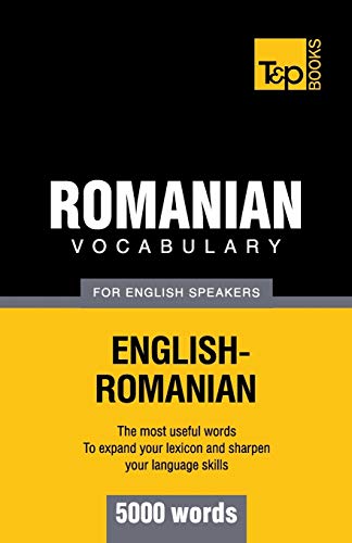 Beispielbild fr Romanian vocabulary for English speakers - 5000 words zum Verkauf von Chiron Media