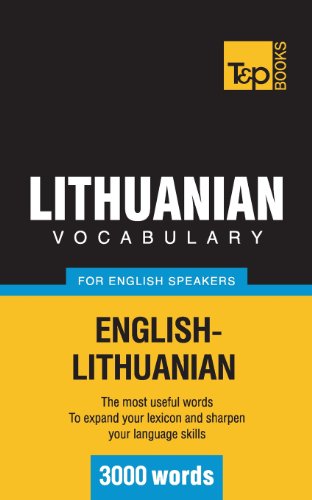 9781780717197: Lithuanian vocabulary for English speakers - 3000 words (American English Collection)