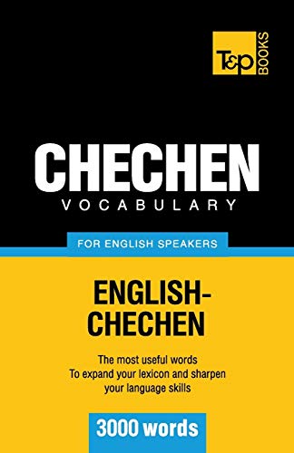Beispielbild fr Chechen vocabulary for English speakers - 3000 words zum Verkauf von Chiron Media