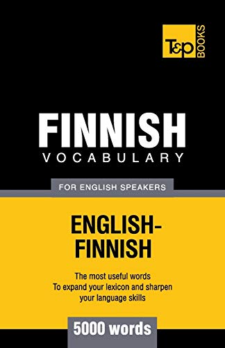 Stock image for Finnish vocabulary for English speakers - 5000 words for sale by ThriftBooks-Dallas