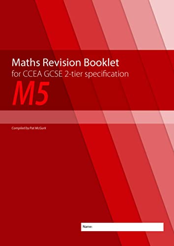 Beispielbild fr Maths Revision Booklet M5 for CCEA GCSE 2-tier Specification zum Verkauf von Monster Bookshop