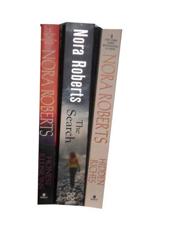 9781780811659: Nora Roberts 3 Books Collection Pack Set: (Hidden Riches, The Search & Honest Illusions)