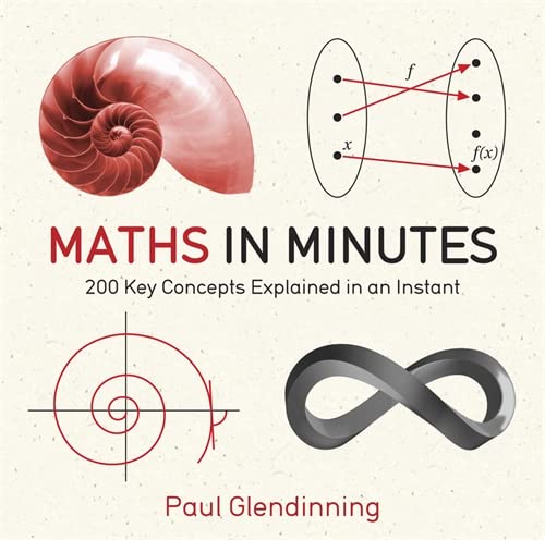 9781780873695: Math in Minutes: 200 Key Concepts Explained In An Instant