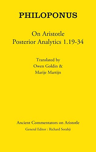 Stock image for Philoponus: On Aristotle Posterior Analytics 1.19-34 for sale by PsychoBabel & Skoob Books