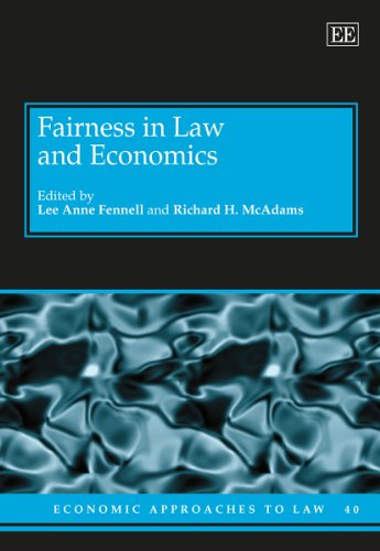 Imagen de archivo de Fairness in Law and Economics (Economic Approaches to Law series, #40) a la venta por Books From California