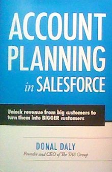 Beispielbild fr Account Planning in Salesforce zum Verkauf von Wonder Book