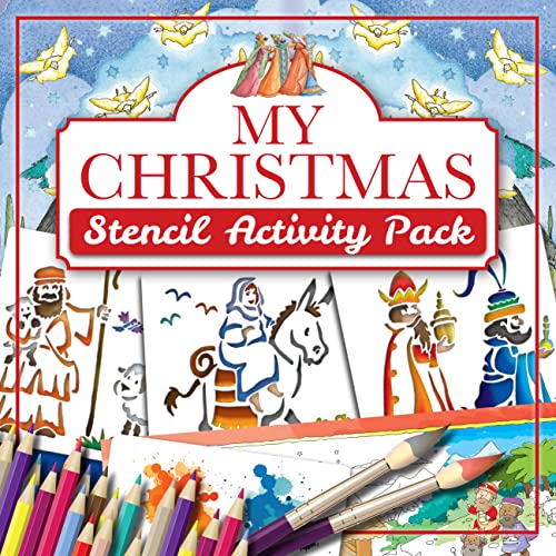 Stock image for Christmas Stencil Activity Pack for sale by WorldofBooks