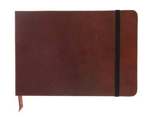 9781781430019: Monsieur Notebook - Real Leather Landscape A4 Brown Dot Grid