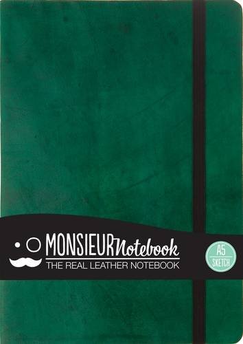 Beispielbild fr Monsieur Notebook Leather Journal - Green Sketch Medium A5 zum Verkauf von Blackwell's