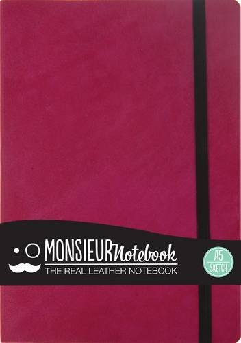 Stock image for Monsieur Notebook Leather Journal - Pink Sketch Medium A5 for sale by Blackwell's