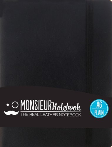 Beispielbild fr Monsieur Notebook Black Leather Plain Small zum Verkauf von Revaluation Books