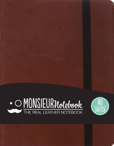 Stock image for Monsieur Notebook Leather Journal - Brown Sketch Small (Monsieur Notebook Sketch Portrait, 36-lb) for sale by Book Outpost