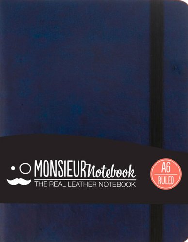 Beispielbild fr Monsieur Notebook Navy Leather Ruled Small zum Verkauf von Revaluation Books