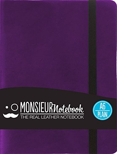 Stock image for Monsieur Notebook Purple Leather Plain Small for sale by Revaluation Books