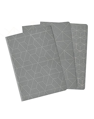 Imagen de archivo de Heko Lined / Plain / Dot Grid Cahiers 3 Pack Grey Medium a la venta por Revaluation Books