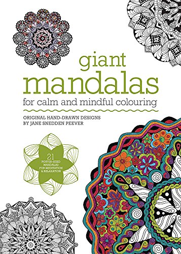 Stock image for Giant Mandalas: For calm and mindful colouring for sale by WorldofBooks