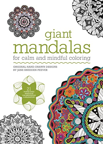 9781781573334: Giant Mandalas: For calm and mindful coloring