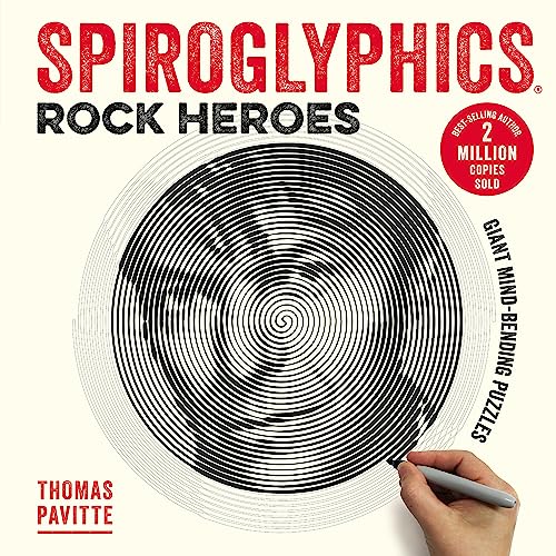 Stock image for Spiroglyphics: Rock Heroes : Colour and Reveal Your Musical Heroes in These 20 Mind-Bending Puzzles for sale by Better World Books: West