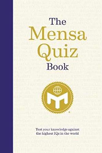 Beispielbild fr The Mensa Quiz Book Paperback zum Verkauf von Better World Books