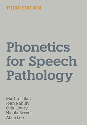 Beispielbild fr Phonetics for Speech Pathology zum Verkauf von Blackwell's