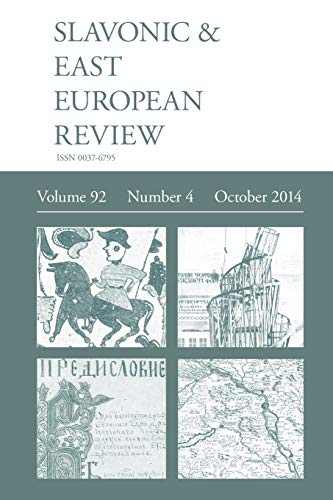 9781781881873: Slavonic & East European Review (92: 4) October 2014
