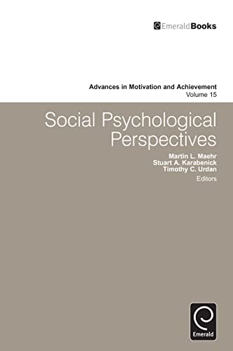 Imagen de archivo de Social Psychological Perspectives a la venta por Blackwell's