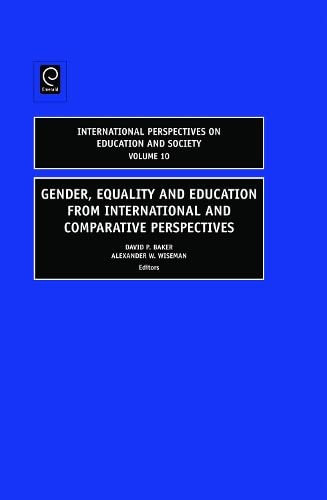 Beispielbild fr Gender, Equality and Education from International and Comparative Perspectives zum Verkauf von Blackwell's