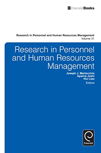 Beispielbild fr Research in Personnel and Human Resources Management zum Verkauf von Blackwell's