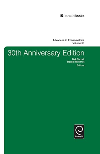 Stock image for 30Th Anniversary Edition Vol: 30 (Advances In Econometrics) for sale by Basi6 International