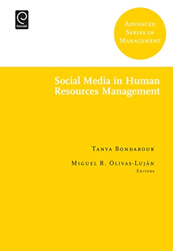 9781781909003: Social Media in Human Resources Management: 12