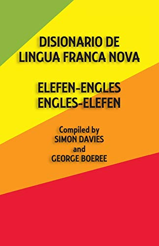 Beispielbild fr Disionario de Lingua Franca Nova: elefen-engles engles-elefen zum Verkauf von WorldofBooks