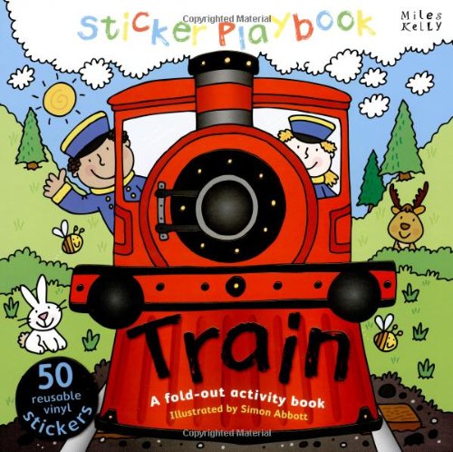 9781782090717: Sticker Playbook - Train: A Fold-out Story Activity Book for Toddlers