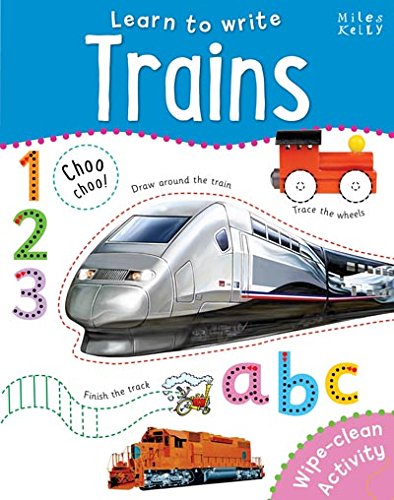 9781782097099: LEARN TO WRITE - TRAINS