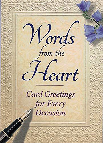 Stock image for Words from the Heart: Card Greetings for Every Occasion for sale by ThriftBooks-Atlanta