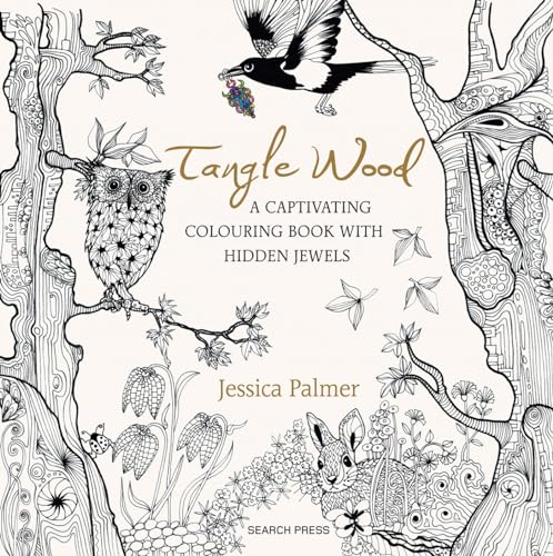 Stock image for Tangle Wood: A Captivating Colouring Book with Hidden Jewels for sale by Books-FYI, Inc.