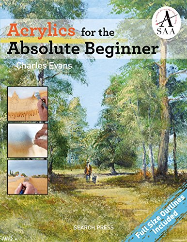 Stock image for Acrylics for the Absolute Beginner for sale by ThriftBooks-Dallas