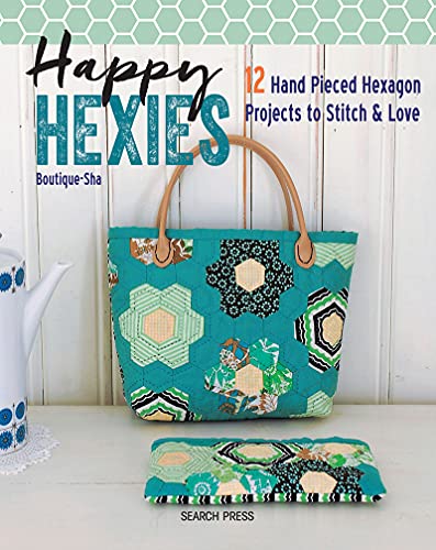 Beispielbild fr Happy Hexies: 12 hand pieced hexagon projects to stitch & love zum Verkauf von WorldofBooks