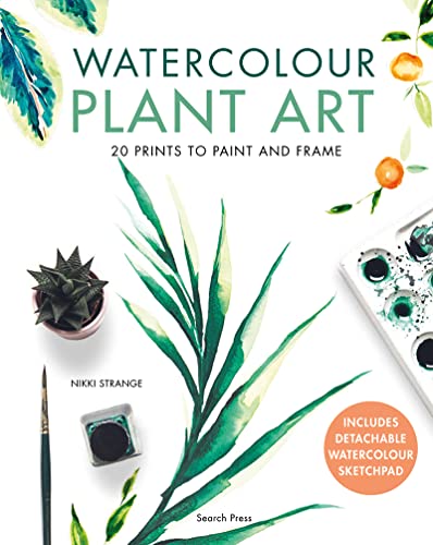 Stock image for Watercolour Plant Art: 20 prints to paint and frame for sale by WorldofBooks