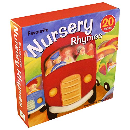 Imagen de archivo de 20 Favourite Nursery Rhymes - 20 Book Box Set (Old MacDonald, Twinkle, Twinkle Little Star, The Wheels on the Bus ? If Youre Happy and You Know it, Round and Round the Garden): 20 Book Set a la venta por Brit Books